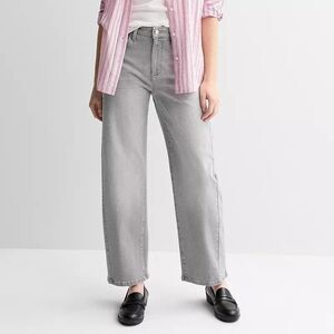 Sonoma High Rise Barrel Jeans Womens 14 Gray Stretch NEW